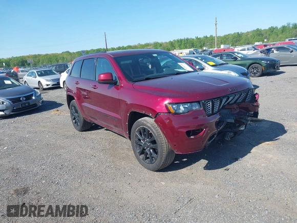 2019 Jeep Grand Cherokee Upland with VIN 1C4RJFAG2KC607036, listed as a IAAI auction lot 42136336 with 36,443 mi miles and . Bid and sale history available at DreamBid. Image 1.