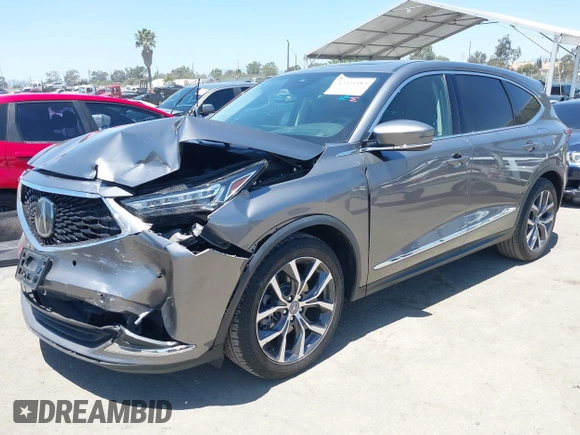 2023 Acura MDX Technology with VIN 5J8YD9H4XPL005963, listed as a IAAI auction lot 42325583 with 36,220 mi miles and . Bid and sale history available at DreamBid. Image 17.