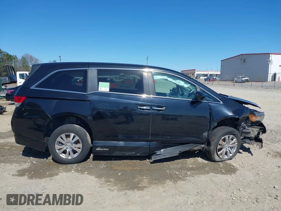 2016 Honda Odyssey EX-L with VIN 5FNRL5H61GB109793, listed as a IAAI auction lot 41827638 with 78,531 mi miles and . Bid and sale history available at DreamBid. Image 13.