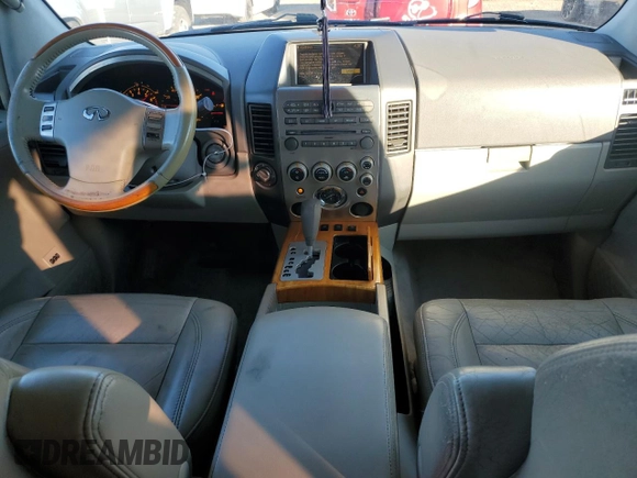 2005 Infiniti QX56 with VIN 5N3AA08CX5N808000, listed as a Copart auction lot 41392735 with 173,875 mi miles and Salvage Title. Bid and sale history available at carsss.com. Image 8.