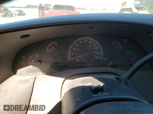 2003 Ford F-150 XL with VIN 1FTRF17203NA88672, listed as a Copart auction lot 49455585 with 471,132 mi miles and Salvage Title. Bid and sale history available at DreamBid. Image 9.