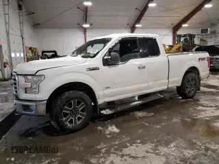 2016 Ford F-150 XLT with VIN 1FTFX1EG0GFD08245, listed as a Copart auction lot 43473405 with 101,567 mi miles and Salvage Title. Bid and sale history available at carsss.com. Image 1.