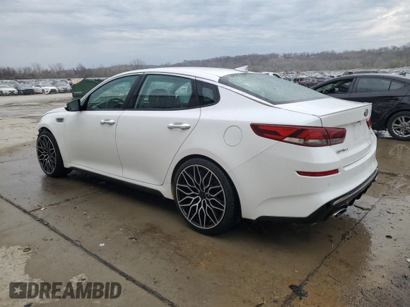 2019 Kia Optima LX with VIN 5XXGT4L31KG330542, listed as a Copart auction lot 50617965 with 46,105 mi miles and Salvage Title. Bid and sale history available at carsss.com. Image 2.