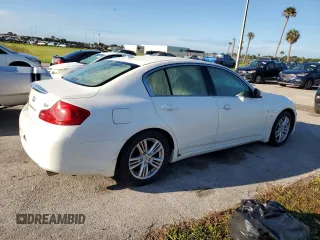 2015 Infiniti Q40 with VIN JN1CV6APXFM501821, listed as a Copart auction lot 74433454 with 0 mi miles and Non Repairable. Bid and sale history available at carsss.com. Image 3.