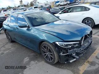 2021 BMW 3 Series 330i z VIN 3MW5R1J05M8B48007, wystawiony jako IAAI lot #41762793 z przebiegiem 37 658 mil mil oraz . Historia ofert i sprzedaży dostępna na DreamBid. Obrazek 1.