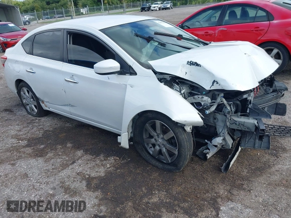 2014 Nissan Sentra SV with VIN 3N1AB7AP7EL635815, listed as a IAAI auction lot 42477654 with 182,596 mi miles and . Bid and sale history available at DreamBid. Image 1.