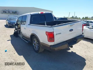 2015 Ford F-150 XL with VIN 1FTEW1CG0FKE70500, listed as a IAAI auction lot 41828045 with 170,519 mi miles. Bid and sale history available at carsss.com. Image 3.