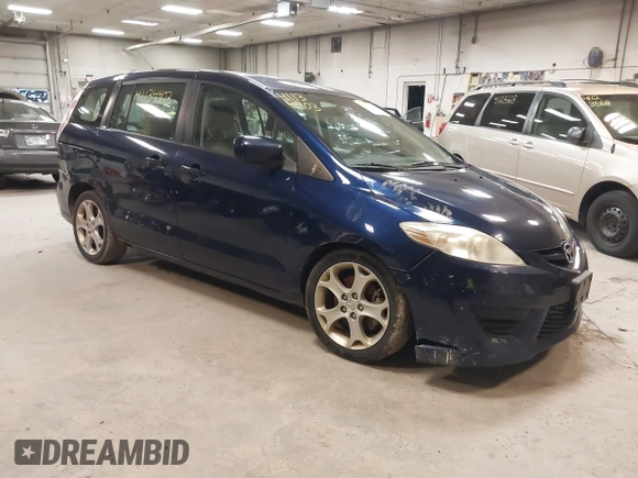 2010 Mazda 5 Sport z VIN JM1CR2W34A0382244, wystawiony jako IAAI lot #41134403 z przebiegiem 180 347 mil mil oraz . Historia ofert i sprzedaży dostępna na DreamBid. Obrazek 1.