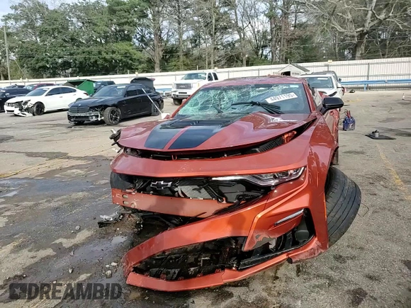 2022 Chevrolet Camaro LT1 with VIN 1G1FF1R74N0127946, listed as a Copart auction lot 44971195 with 9,442 mi miles and Salvage Title. Bid and sale history available at carsss.com. Image 13.