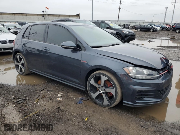 2018 Volkswagen Golf GTI S with VIN 3VW547AU1JM254669, listed as a Copart auction lot 39706134 with 81,176 mi miles. Bid and sale history available at carsss.com. Image 4.