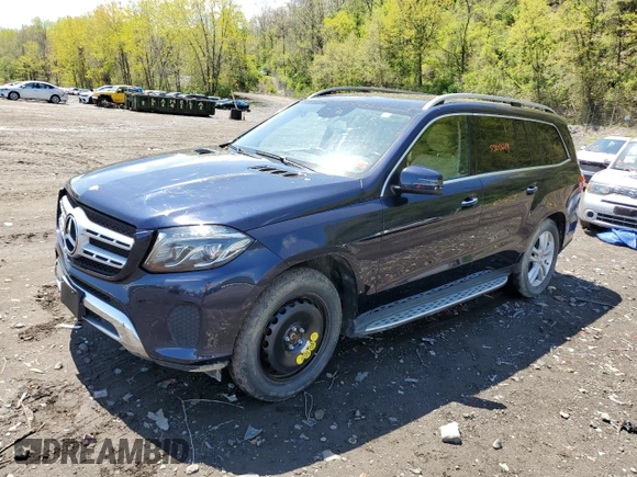 2017 Mercedes-Benz GLS 450 with VIN 4JGDF6EE1HA850745, listed as a Copart auction lot 53013644 with Not Provided miles and Salvage Title. Bid and sale history available at DreamBid. Image 1.