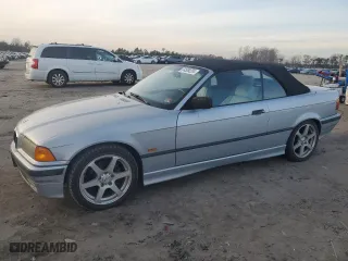 1998 BMW 3-Series 328IC with VIN WBABK8329WEY87332, listed as a Copart auction lot 84509224 with 101,390 mi miles and Clean Title. Bid and sale history available at carsss.com. Image 1.