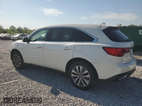2014 Acura MDX Tech Pkg with VIN 5FRYD4H47EB048141, listed as a Copart auction lot 53747845 with 120,230 mi miles and Salvage Title. Bid and sale history available at carsss.com. Image 2.