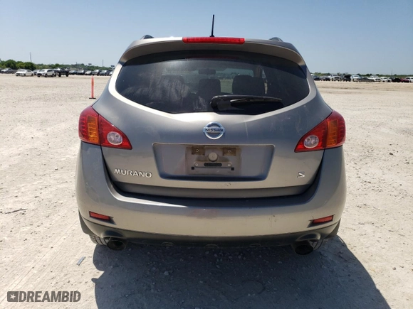 2009 Nissan Murano SL with VIN JN8AZ18U49W031578, listed as a Copart auction lot 52670425 with 108,187 mi miles and Salvage Title. Bid and sale history available at carsss.com. Image 6.