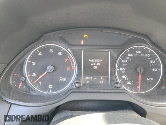 2012 Audi Q5 Premium Plus z VIN WA1DKAFP9CA043539, wystawiony jako Copart lot #53987635 z przebiegiem 179 979 mil mil oraz Czysty tytuł • Clean title. Historia ofert i sprzedaży dostępna na DreamBid. Obrazek 9.