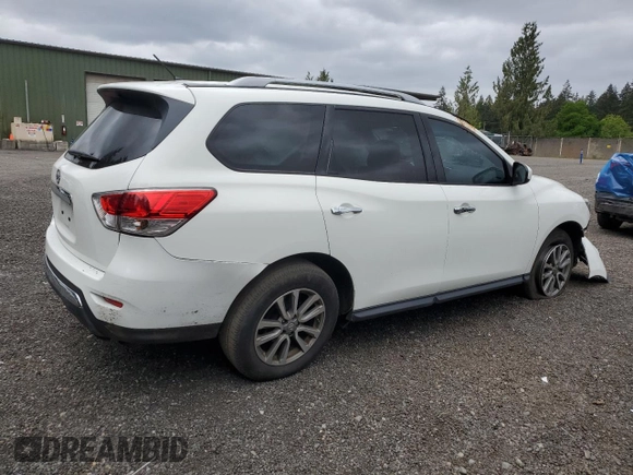 2016 Nissan Pathfinder SL with VIN 5N1AR2MN6GC654002, listed as a Copart auction lot 57137895 with 149,469 mi miles and Salvage title. Bid and sale history available at DreamBid. Image 3.