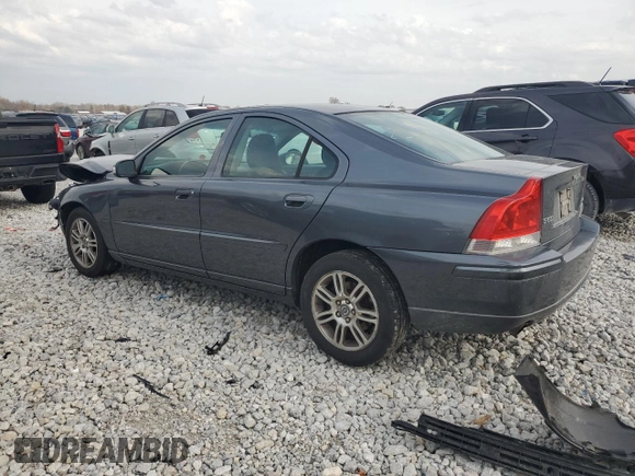 2007 Volvo S60 2.5L Turbo with VIN YV1RH592X72618081, listed as a Copart auction lot 77855534 with 178,360 mi miles and Clean Title. Bid and sale history available at carsss.com. Image 2.