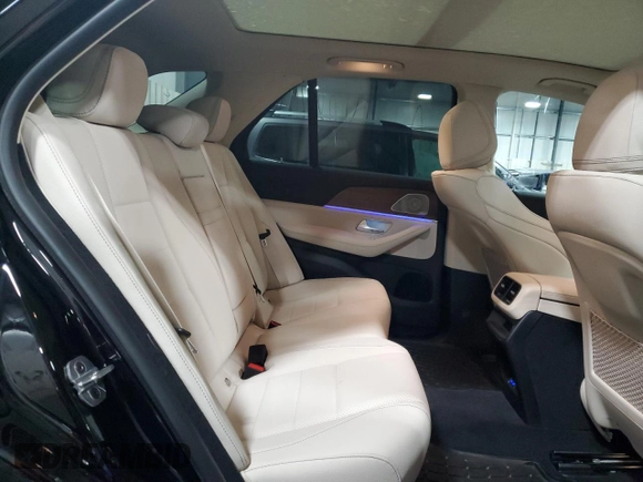 2025 Mercedes-Benz GLE 450 with VIN 4JGFB5KBXSB385683, listed as a Copart auction lot 53837845 with 1,377 mi miles and Salvage title. Bid and sale history available at DreamBid. Image 11.