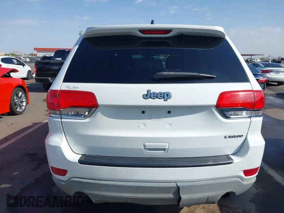2014 Jeep Grand Cherokee Laredo with VIN 1C4RJEAG3EC125478, listed as a IAAI auction lot 41938499 with 167,588 mi miles and . Bid and sale history available at DreamBid. Image 16.