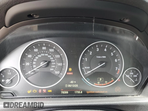 2015 BMW 3 Series 328i с VIN WBA3A5G57FNS85068, выставлен на аукционе Copart как лот 61063705 с пробегом 78 306 миль миль и Списание • Salvage title. История ставок и продаж доступна на DreamBid. Изображение 9.