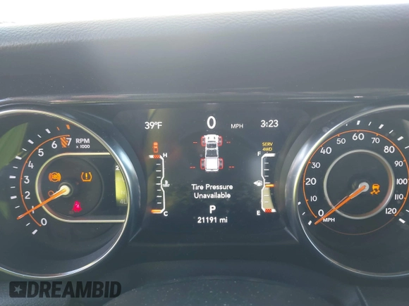 2022 Jeep Gladiator Texas Trail with VIN 1C6HJTAG7NL141819, listed as a IAAI auction lot 41520083 with 21,191 mi miles and . Bid and sale history available at DreamBid. Image 7.