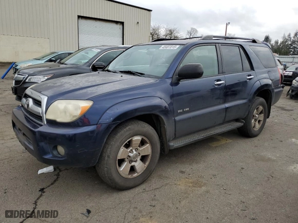 2007 Toyota 4Runner SR5 with VIN JTEBU14R070106028, listed as a Copart auction lot 48407015 with 276,155 mi miles and Salvage Title. Bid and sale history available at carsss.com. Image 1.