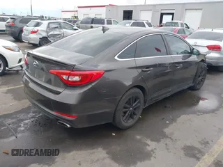 2017 Hyundai Sonata 2.4L with VIN 5NPE24AFXHH587851, listed as a IAAI auction lot 41619232 with 104,367 mi miles and . Bid and sale history available at carsss.com. Image 4.