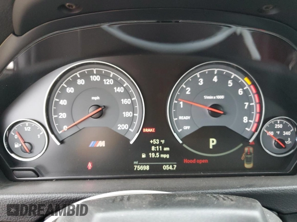 2018 BMW M4 z VIN WBS4Z9C58JEA24372, wystawiony jako Copart lot #53400265 z przebiegiem 75 698 mil mil oraz Szkoda całkowita • Salvage title. Historia ofert i sprzedaży dostępna na DreamBid. Obrazek 9.