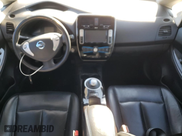 2015 Nissan LEAF SV with VIN 1N4AZ0CP5FC321046, listed as a Copart auction lot 72875012 with 56,265 mi miles. Bid and sale history available at carsss.com. Image 8.