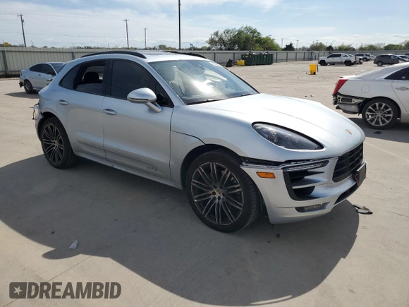 2017 Porsche Macan GTS with VIN WP1AG2A50HLB53198, listed as a Copart auction lot 49955915 with 47,987 mi miles and Salvage Title. Bid and sale history available at DreamBid. Image 4.