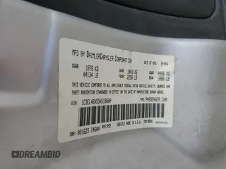 2005 Chrysler Sebring with VIN 1C3EL46X55N518600, listed as a Copart auction lot 44782145 with 159,436 mi miles and Salvage Title. Bid and sale history available at DreamBid. Image 13.