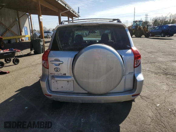 2006 Toyota RAV4 with VIN JTMBK33V265001156, listed as a Copart auction lot 49004405 with 174,256 mi miles and Salvage Title. Bid and sale history available at carsss.com. Image 6.