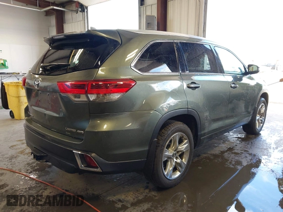 2019 Toyota Highlander Limited with VIN 5TDDZRFH3KS917491, listed as a IAAI auction lot 42602597 with 101,034 mi miles and . Bid and sale history available at DreamBid. Image 4.