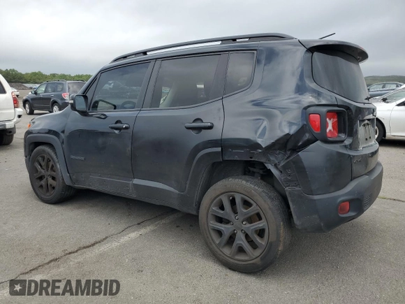 2017 Jeep Renegade Latitude with VIN ZACCJBBB9HPF31577, listed as a Copart auction lot 63588385 with 116,983 mi miles and Salvage title. Bid and sale history available at DreamBid. Image 2.
