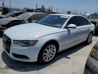 2014 Audi A6 2.0T Premium with VIN WAUCFAFC5EN054145, listed as a Copart auction lot 59894924 with 205,273 mi miles and Clean Title. Bid and sale history available at carsss.com. Image 1.