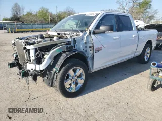 2019 Ram 1500 SLT z VIN 1C6RR6TT0KS678512, wystawiony jako Copart lot #52208685 z przebiegiem 108 986 mil mil oraz Szkoda całkowita • Salvage title. Historia ofert i sprzedaży dostępna na DreamBid. Obrazek 1.