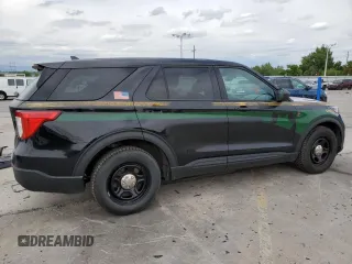 2022 Ford Explorer with VIN 1FM5K8AC6NGC24293, listed as a Copart auction lot 54847945 with 37,261 mi miles and Salvage title. Bid and sale history available at DreamBid. Image 3.