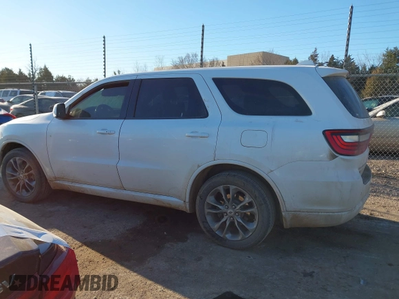2019 Dodge Durango GT Plus with VIN 1C4RDJDG8KC664072, listed as a IAAI auction lot 41670605 with 189,081 mi miles and . Bid and sale history available at DreamBid. Image 14.
