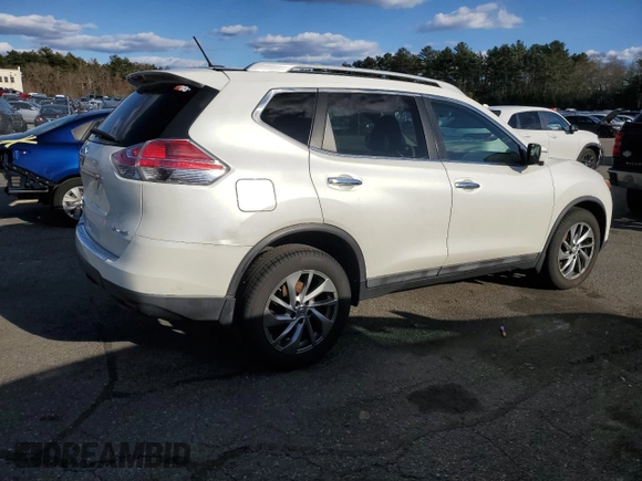 2015 Nissan Rogue SL with VIN 5N1AT2MV8FC910575, listed as a Copart auction lot 49829115 with 119,649 mi miles and Salvage Title. Bid and sale history available at carsss.com. Image 3.