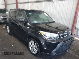 2015 Kia Soul + with VIN KNDJP3A54F7230152, listed as a IAAI auction lot 41805581 with 136,491 mi miles. Bid and sale history available at carsss.com. Image 1.