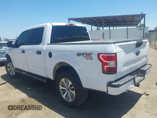 2018 Ford F-150 XL with VIN 1FTEW1EP8JKF82063, listed as a IAAI auction lot 42299414 with 153,706 mi miles and . Bid and sale history available at DreamBid. Image 3.