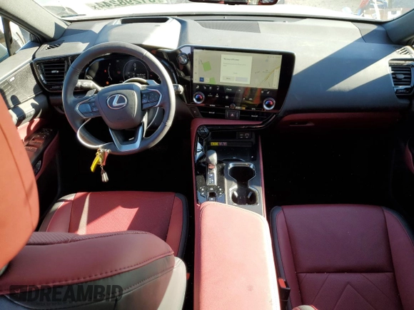 2025 Lexus NX 350 Luxury with VIN 2T2HGCEZ8SC060264, listed as a Copart auction lot 81298244 with 6,758 mi miles and Salvage title. Bid and sale history available at DreamBid. Image 8.