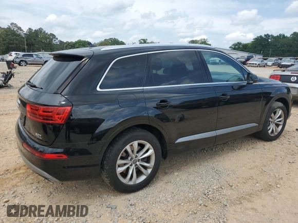 2017 Audi Q7 Premium with VIN WA1AAAF72HD003296, listed as a Copart auction lot 54221325 with 59,627 mi miles and Salvage title. Bid and sale history available at DreamBid. Image 3.