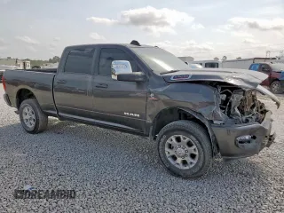 2024 Ram 2500 Laramie with VIN 3C6UR5FL9RG355268, listed as a Copart auction lot 55489735 with 33,207 mi miles and Salvage title. Bid and sale history available at DreamBid. Image 4.