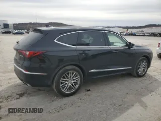 2022 Acura MDX w/Advance Package with VIN 5J8YE1H84NL017363, listed as a Copart auction lot 48327565 with 66,940 mi miles and Salvage Title. Bid and sale history available at carsss.com. Image 3.