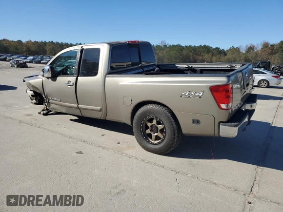 2006 Nissan Titan XE with VIN 1N6AA06B66N570734, listed as a Copart auction lot 83054724 with 205,702 mi miles and Salvage Title. Bid and sale history available at carsss.com. Image 2.