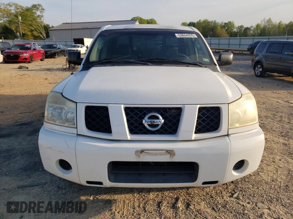 2005 Nissan Titan XE with VIN 1N6AA07A95N515022, listed as a Copart auction lot 53654225 with 208,460 mi miles and Salvage Title. Bid and sale history available at DreamBid. Image 5.