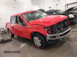 2016 Ford F-150 XLT with VIN 1FTEW1EP6GKD55091, listed as a IAAI auction lot 41812120 with 201,455 mi miles and . Bid and sale history available at carsss.com. Image 1.
