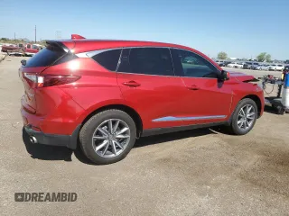 2020 Acura RDX Technology with VIN 5J8TC1H56LL004343, listed as a Copart auction lot 65466585 with 98,952 mi miles and Salvage title. Bid and sale history available at DreamBid. Image 3.