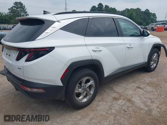 2023 Hyundai Tucson SEL with VIN 5NMJBCAE2PH275003, listed as a IAAI auction lot 42280613 with 62,295 mi miles and . Bid and sale history available at DreamBid. Image 4.